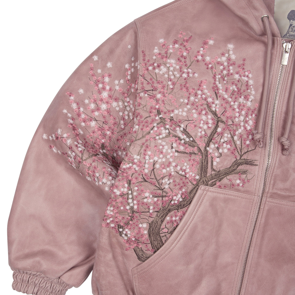 "blossom v3" Leather Jacket