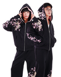 Midnight Black - Okasai Boxy Hoodie